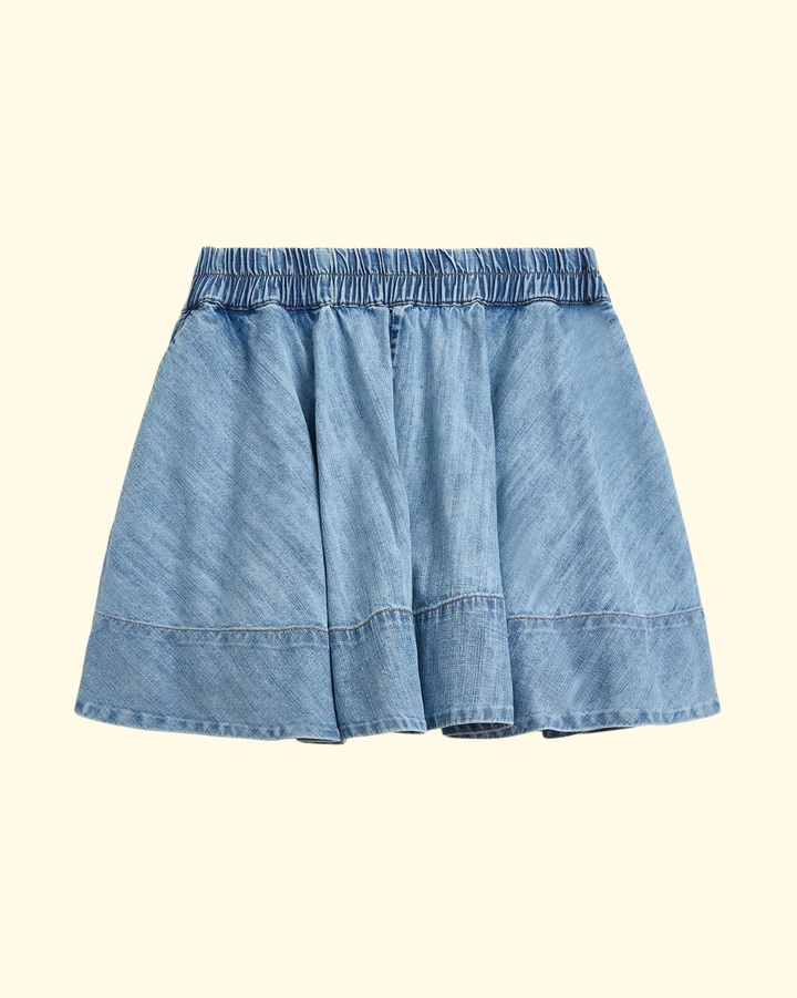 Lina Mini Denim Skirt | Okeanos
