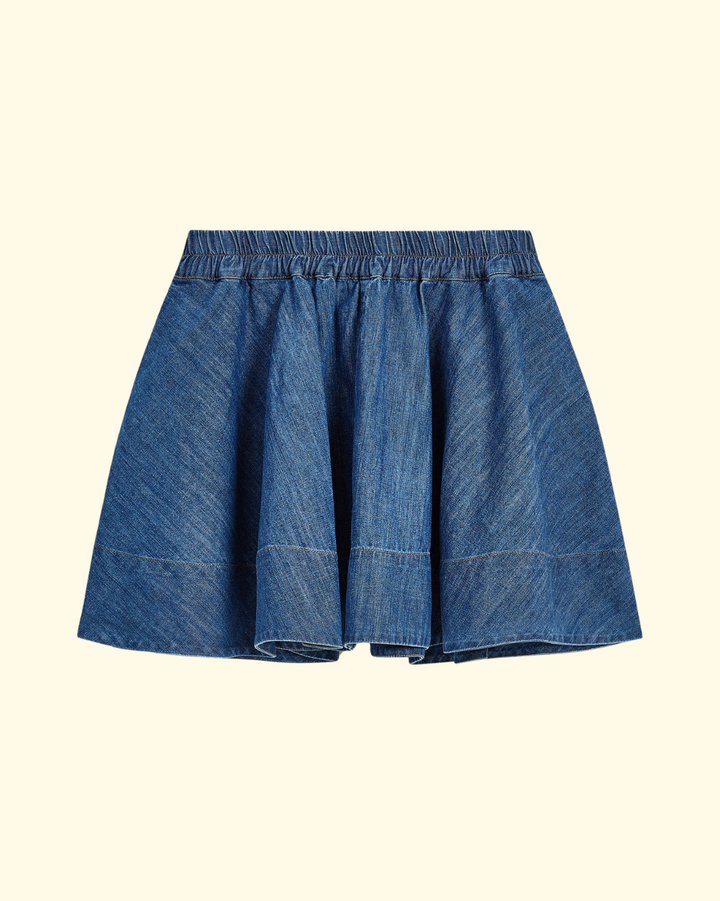 Lina Mini Denim Skirt | Aegean