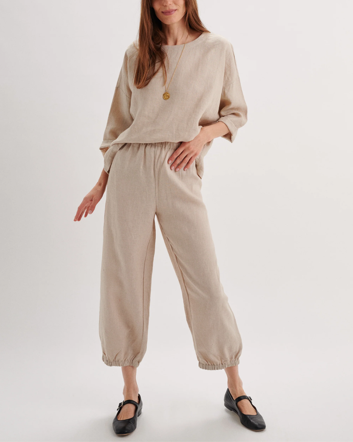 Delos Linen Pant | Natural