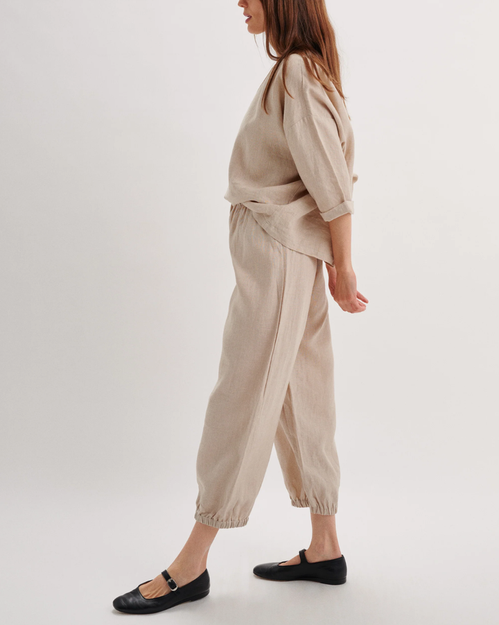 Delos Linen Pant | Natural
