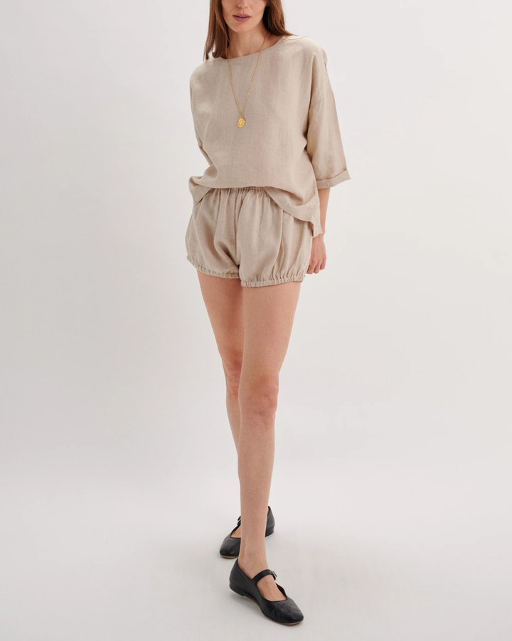 Hera Linen Bloomers | Natural