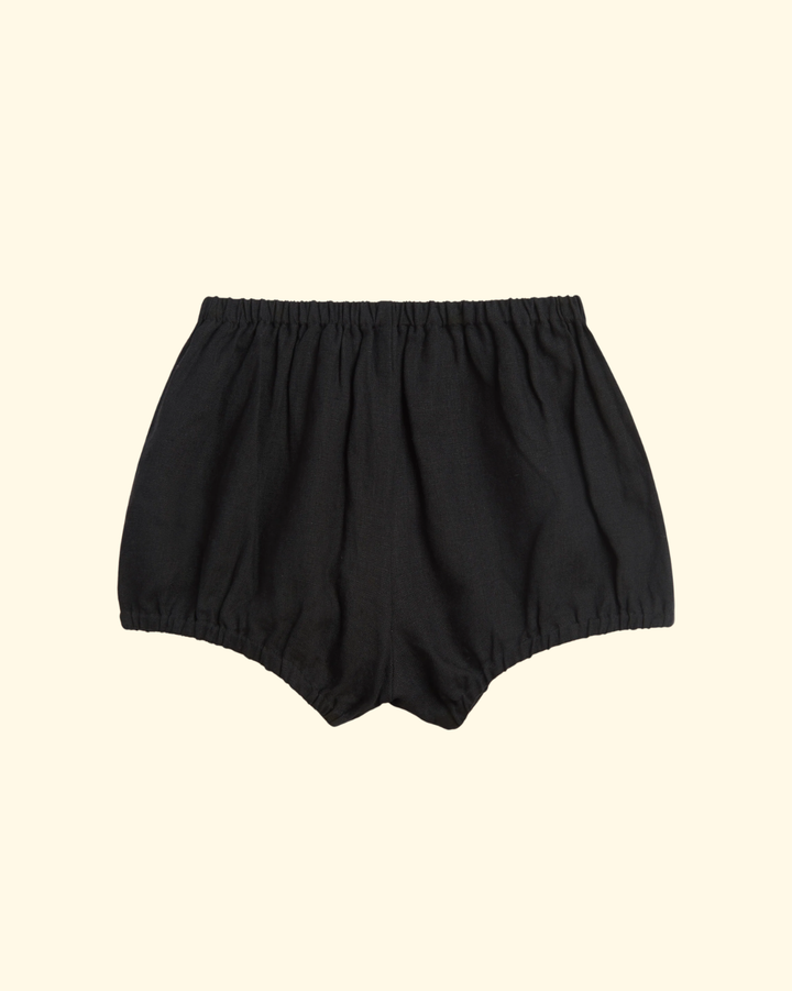 Hera Linen Bloomers | Black