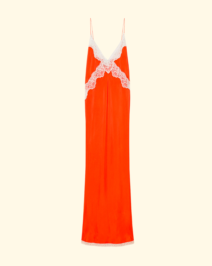Chic Slip Dress with Lace | Rouge