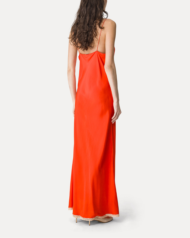Chic Slip Dress with Lace | Rouge