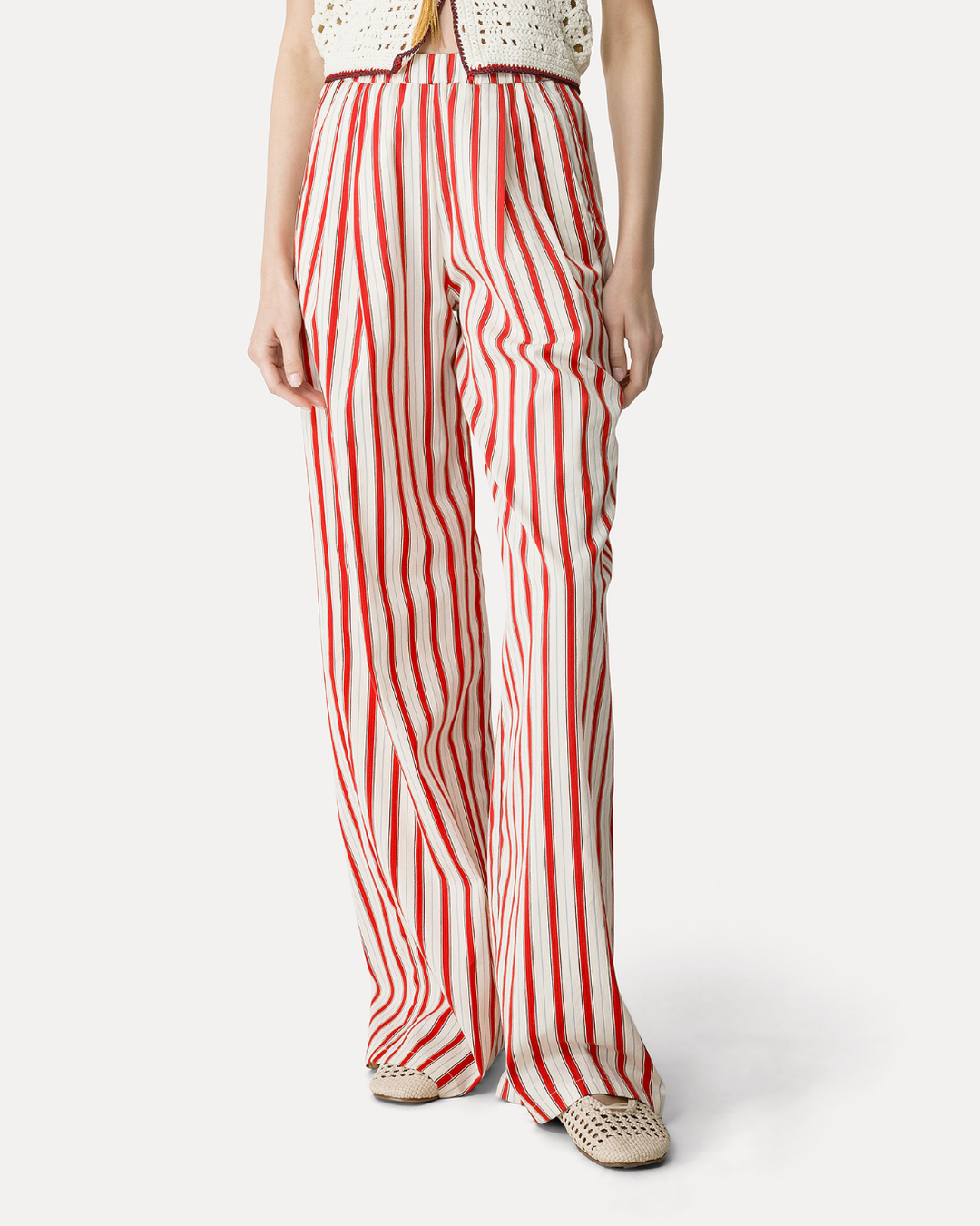 Contemporary Pinstriped Pants | Rouge