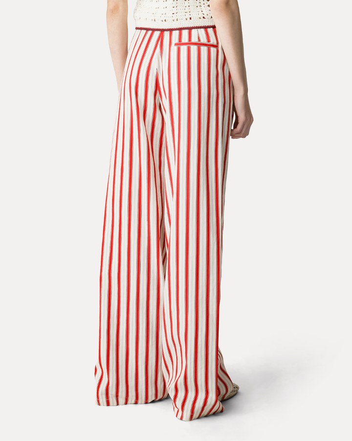 Contemporary Pinstriped Pants | Rouge