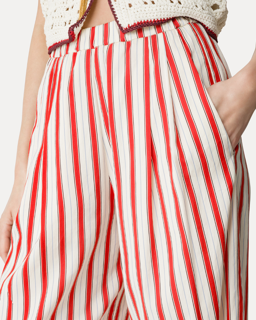 Contemporary Pinstriped Pants | Rouge