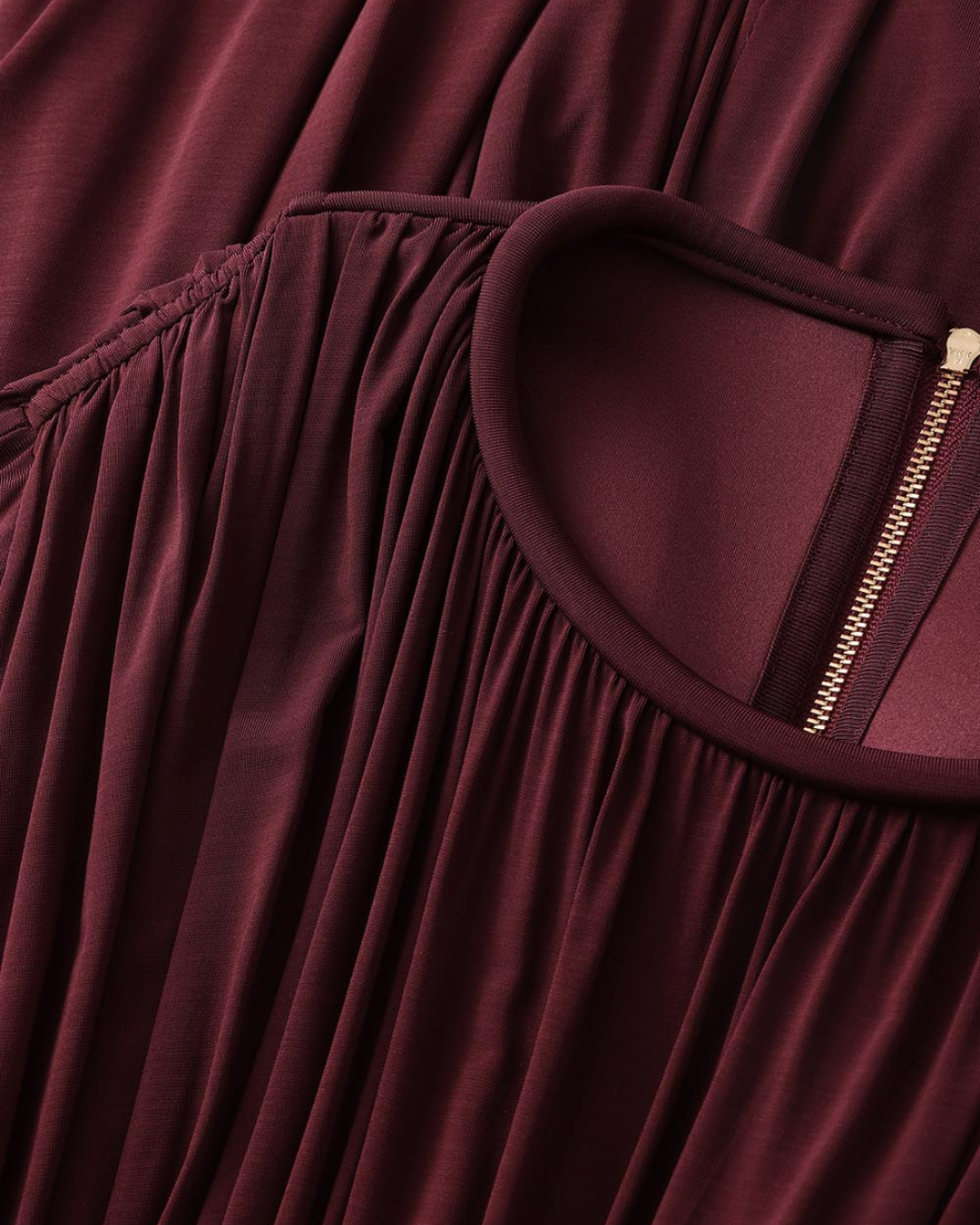 Luna Billow Maxi Dress | Mahogany