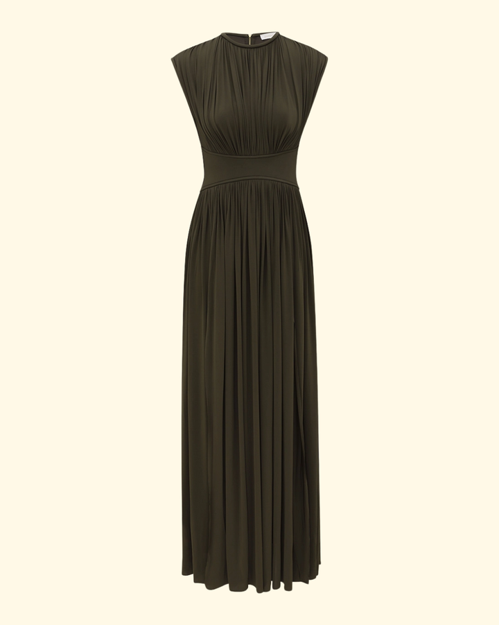 Luna Column Dress | Olive