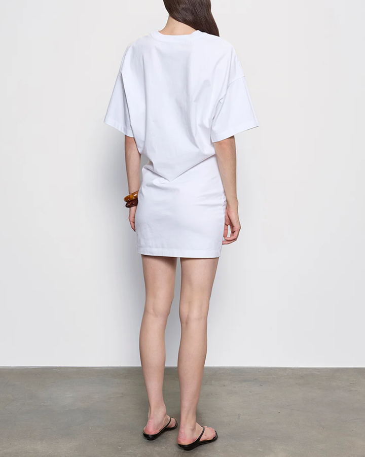 S/S Supima Curve Mini Dress | White
