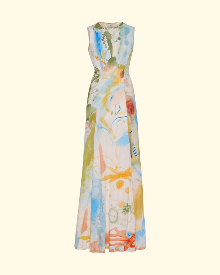 Lana Ruched Jersey Dress | Western Dream