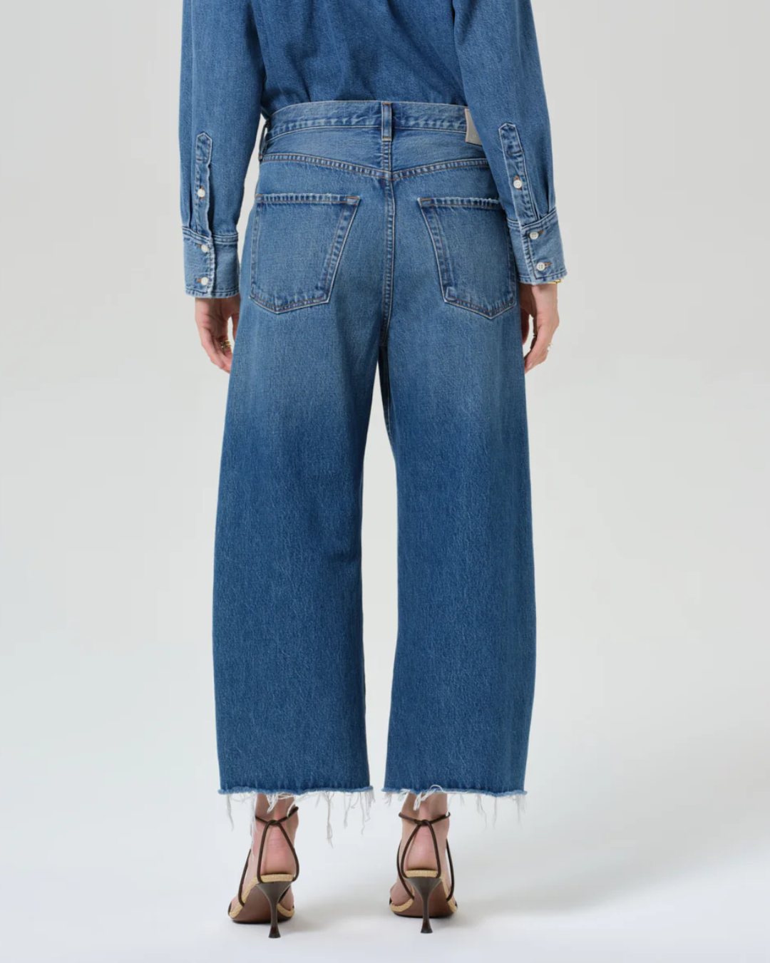 Ayla Raw Hem Crop | Chaya