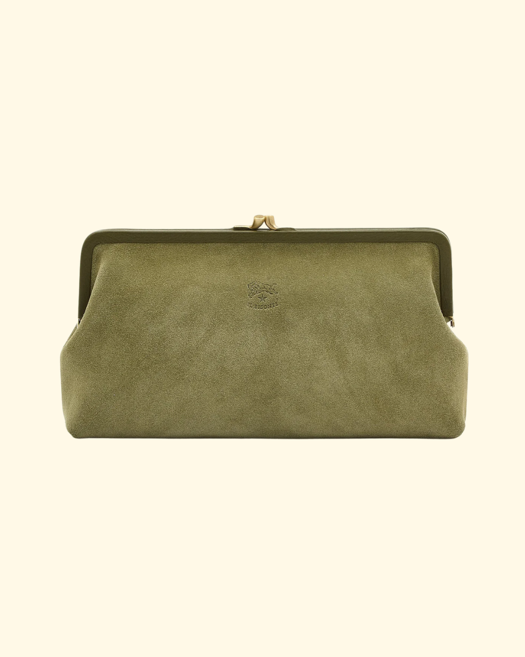 Suede Classic Clutch | Bamboo