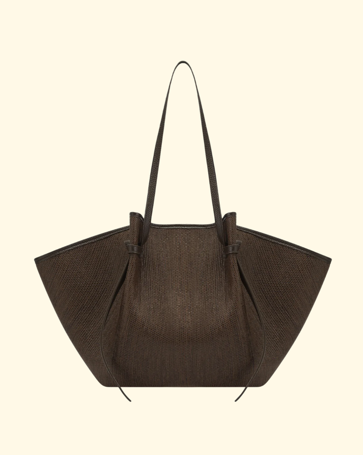 Large Mochi | Fudge Woven Raffia