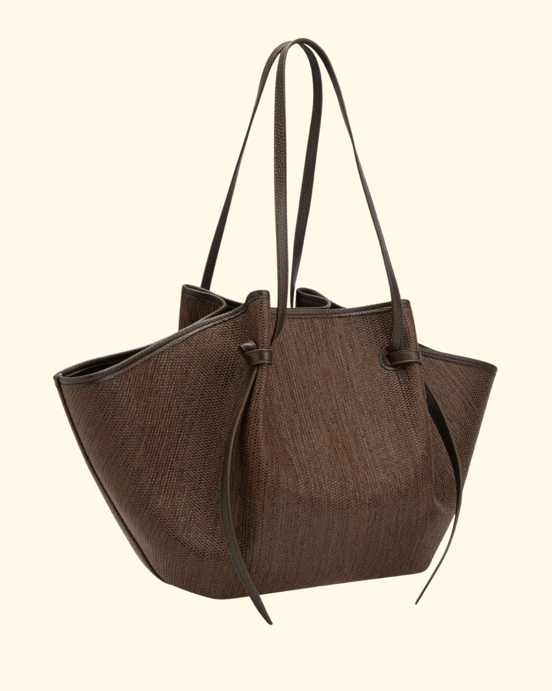 Large Mochi | Fudge Woven Raffia