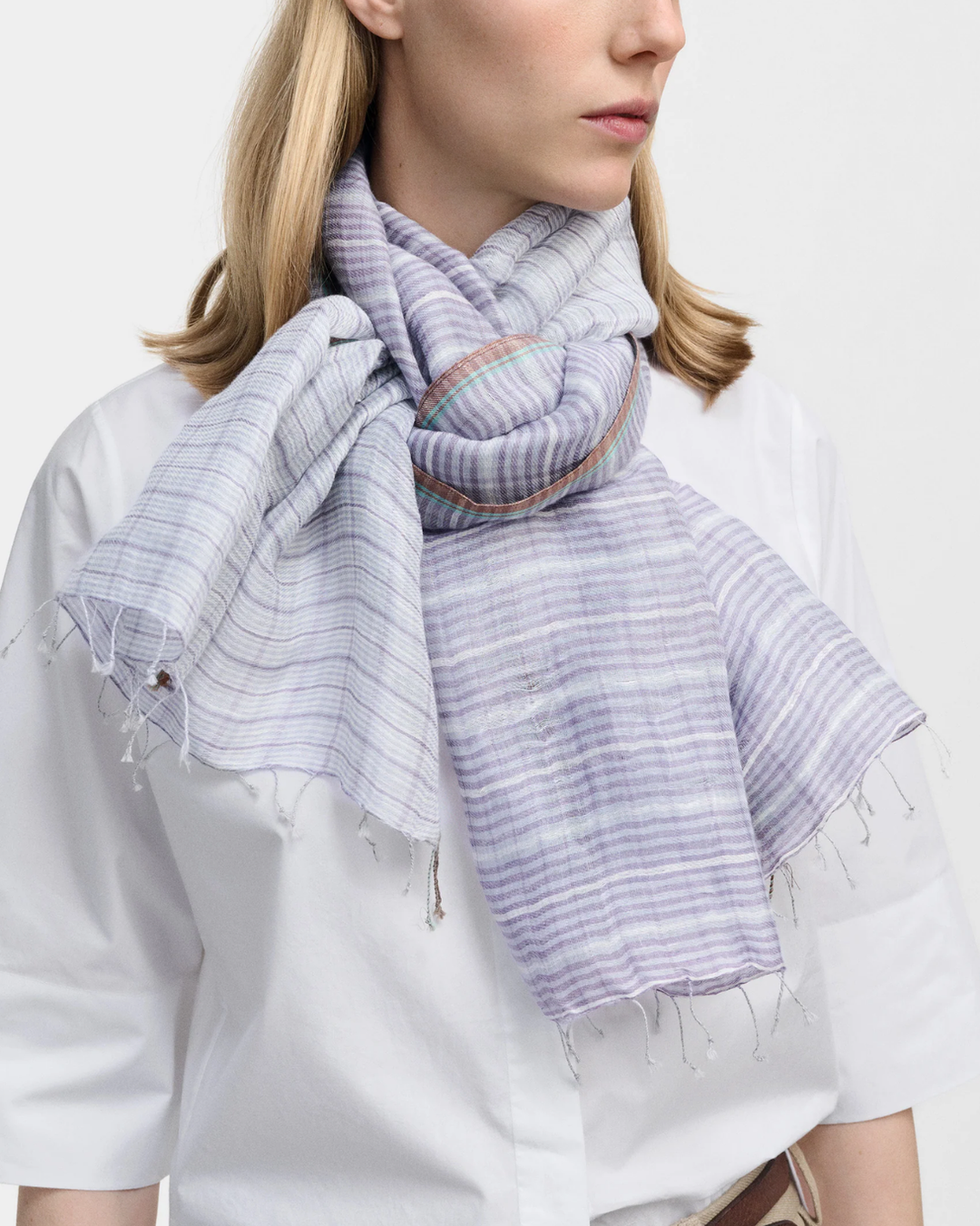 Woven Check Scarf | Thistle