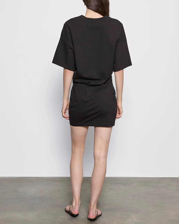 S/S Supima Curve Mini Dress | Black
