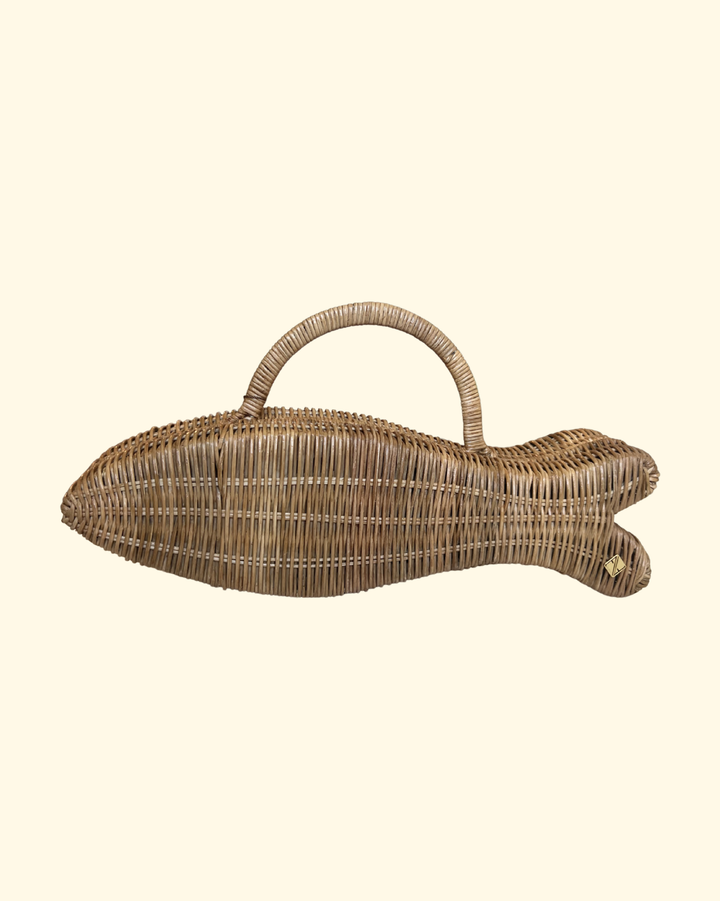 Isda Wicker Clutch | Natural