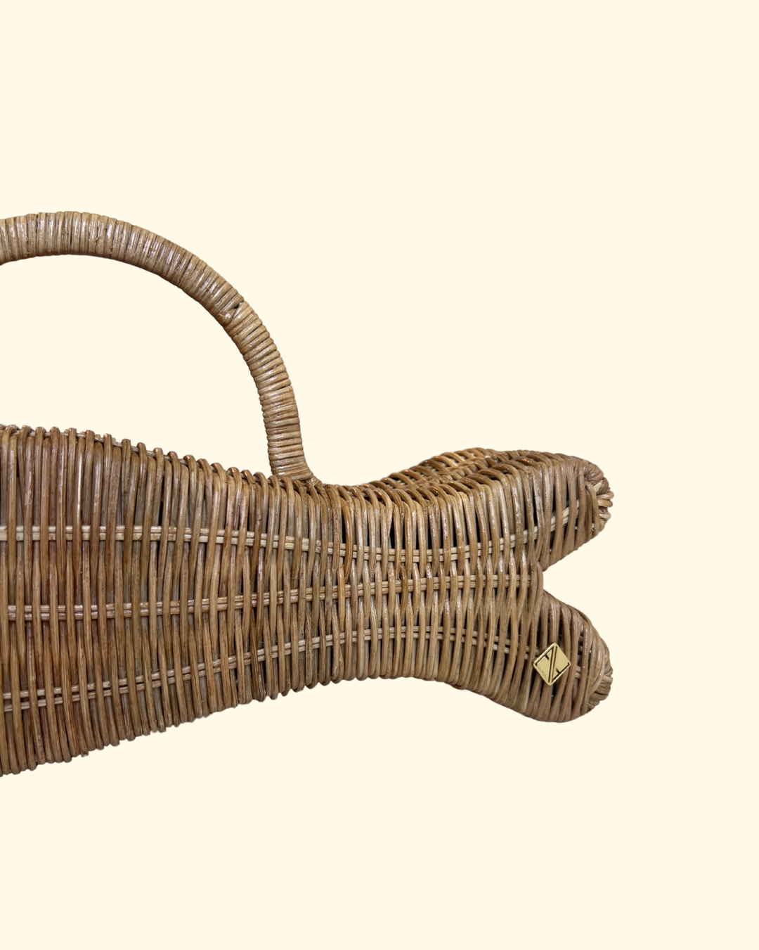 Isda Wicker Clutch | Natural