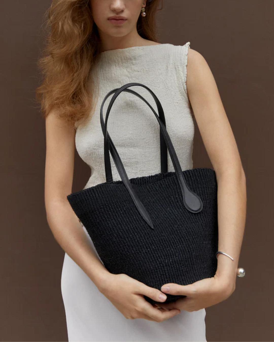 Straw Basket | Black