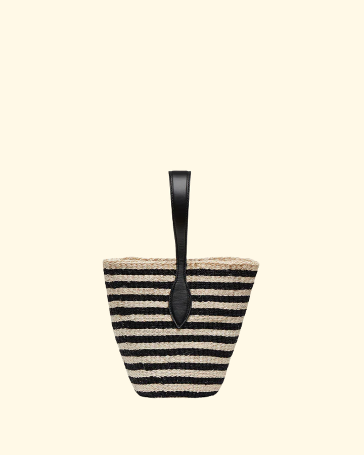 Single Handle Basket | Black/Cream
