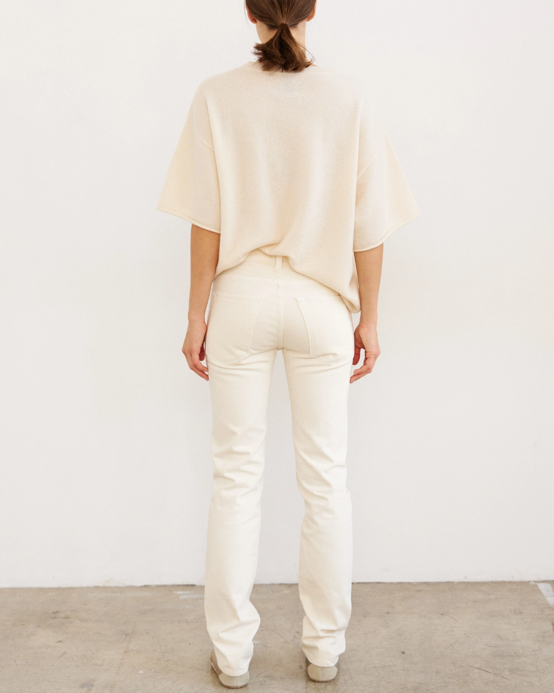 The Cashmere Tee | Creme
