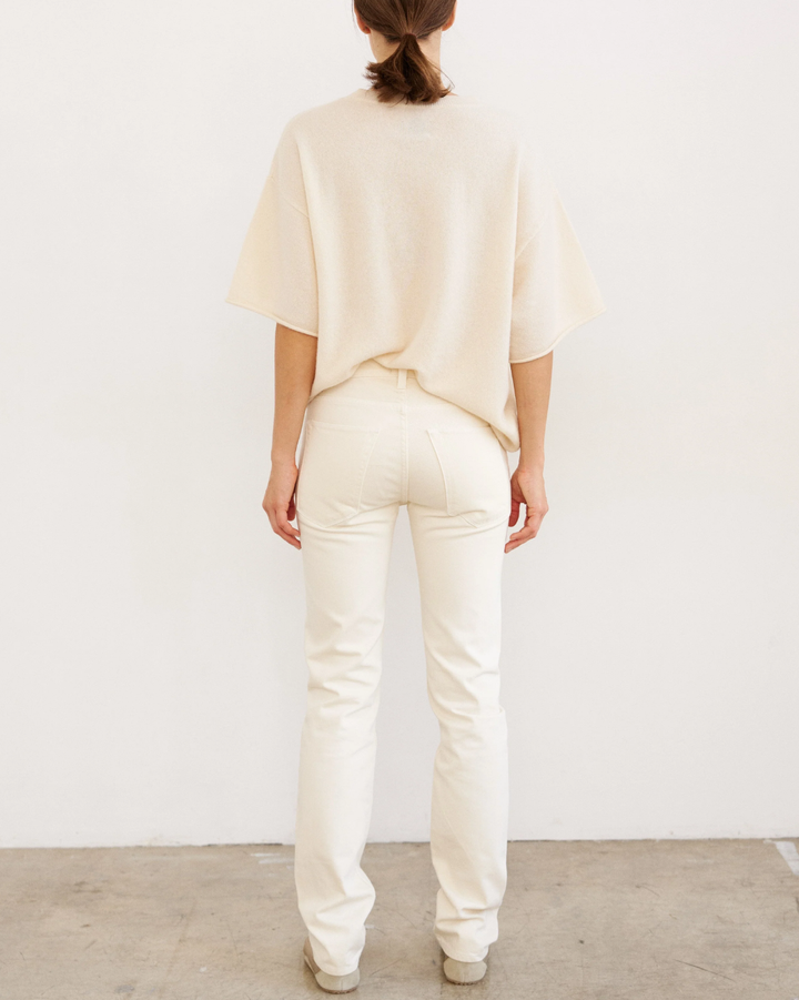 The Cashmere Tee | Creme