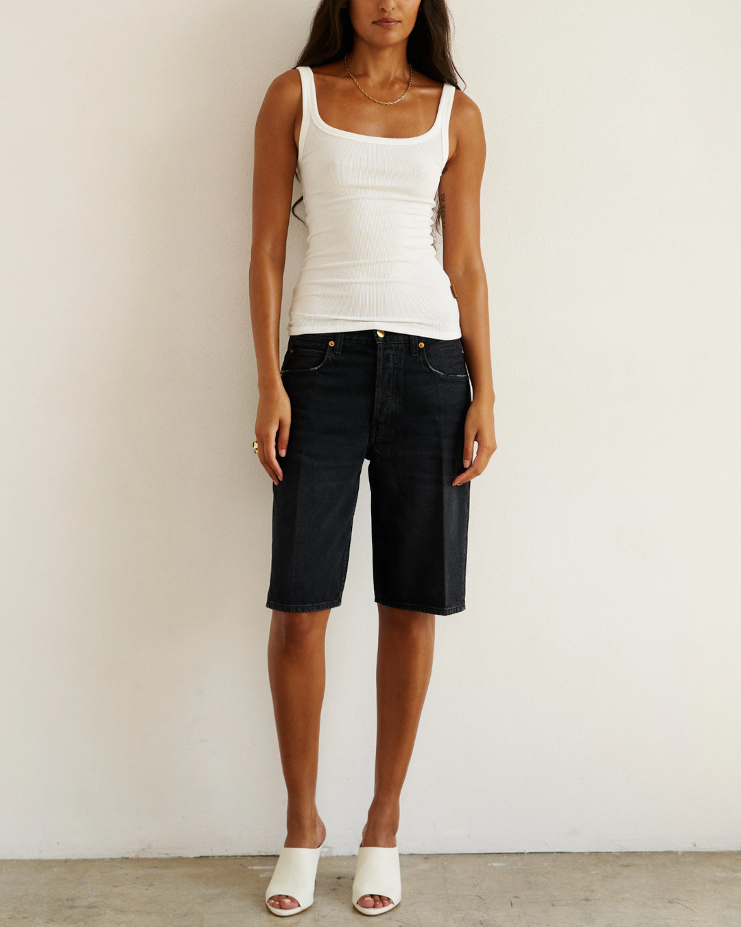 The Undershirt Rib Tank | White