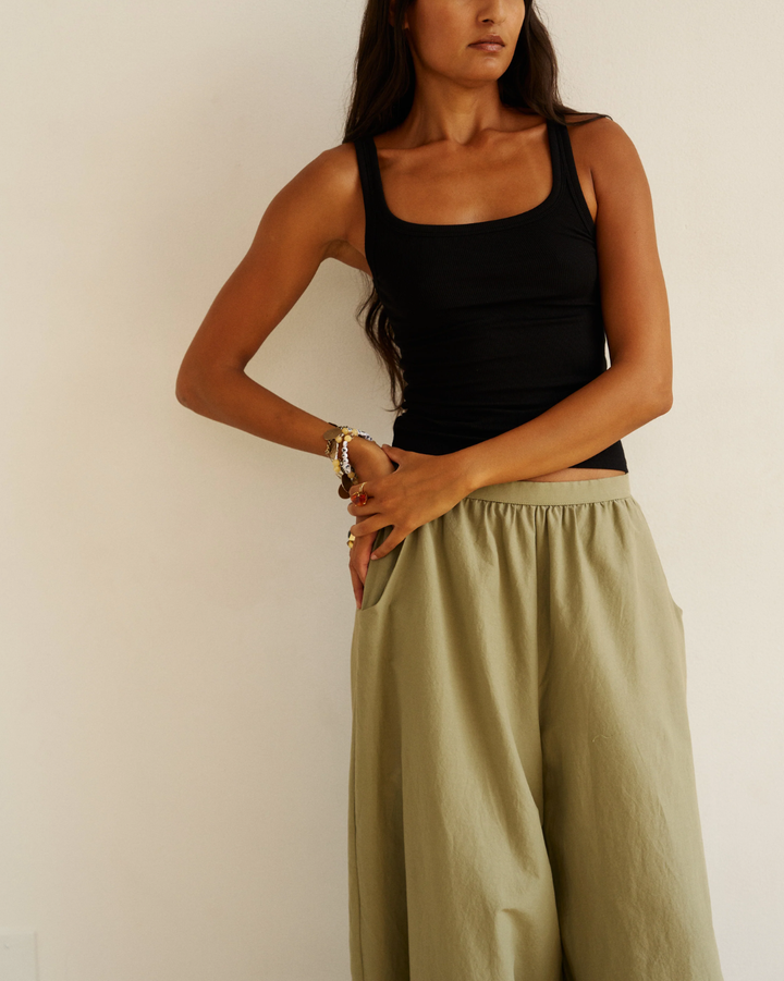 The Undershirt Rib Tank | Black
