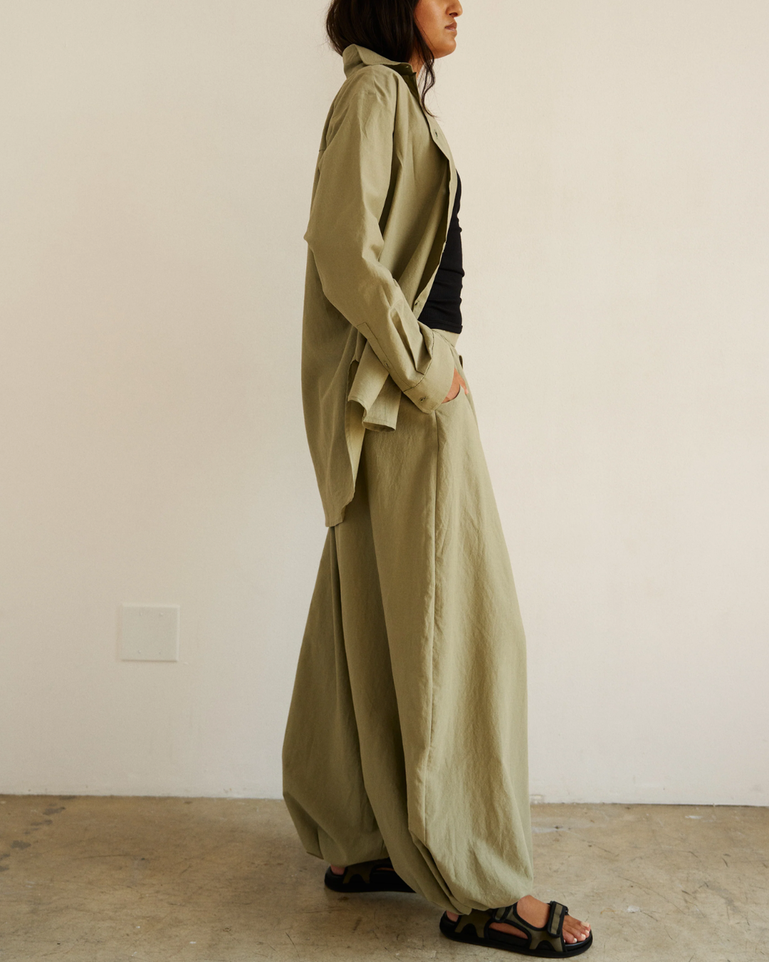 The Balloon Pant | Eucalyptus