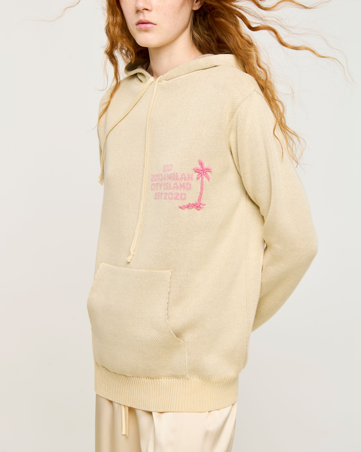 Happy Island Knit Sweatshirt
