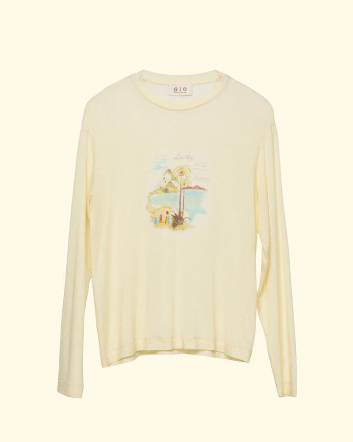 Lucky To Be Here L/S Tee
