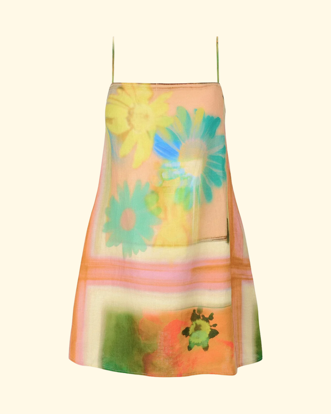 Laura Linen Mini Dress | Superbloom Scarf