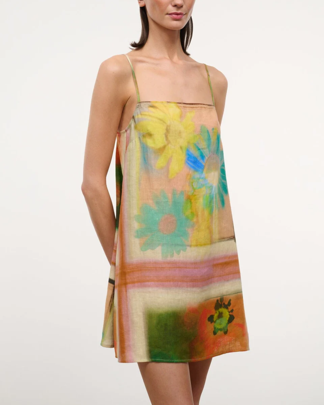 Laura Linen Mini Dress | Superbloom Scarf