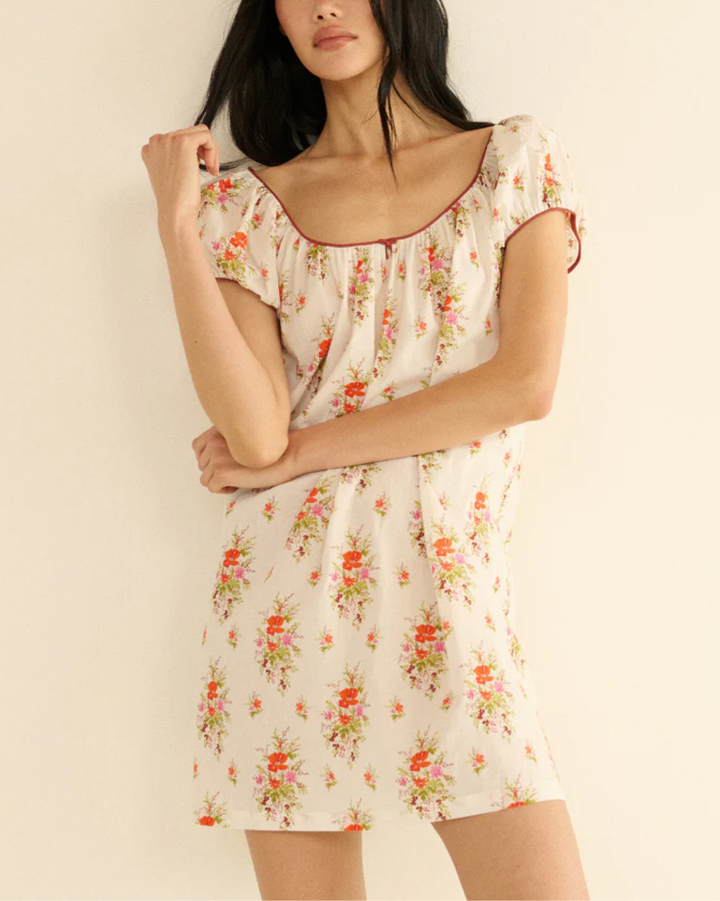 Julia Dress | Rose Petit Bouquet De Chamonix