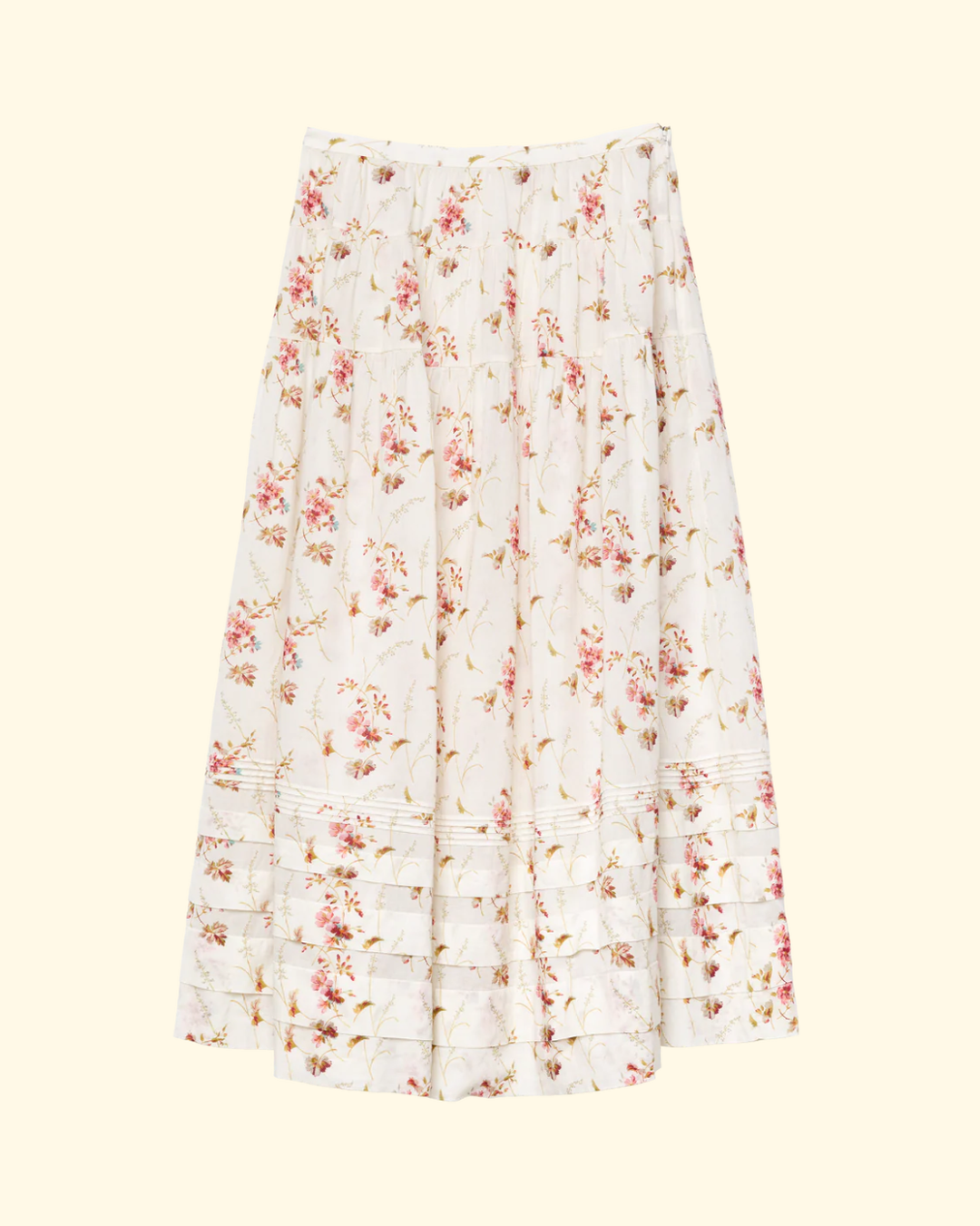 Marie Skirt | Blanc Prairie Rose