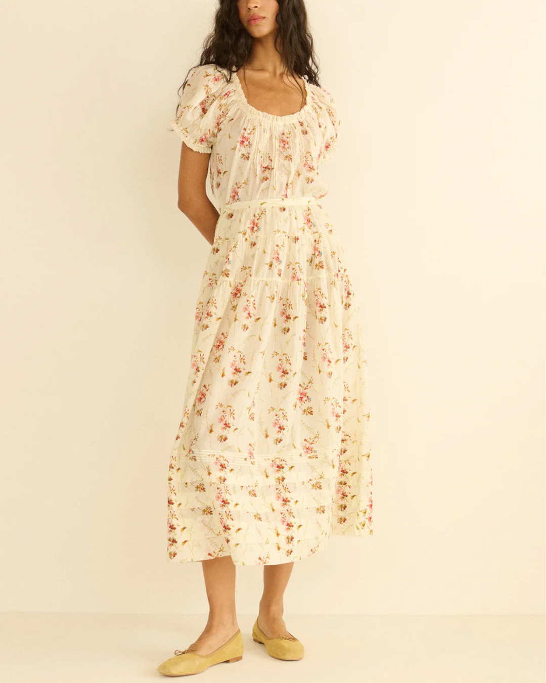 Marie Skirt | Blanc Prairie Rose