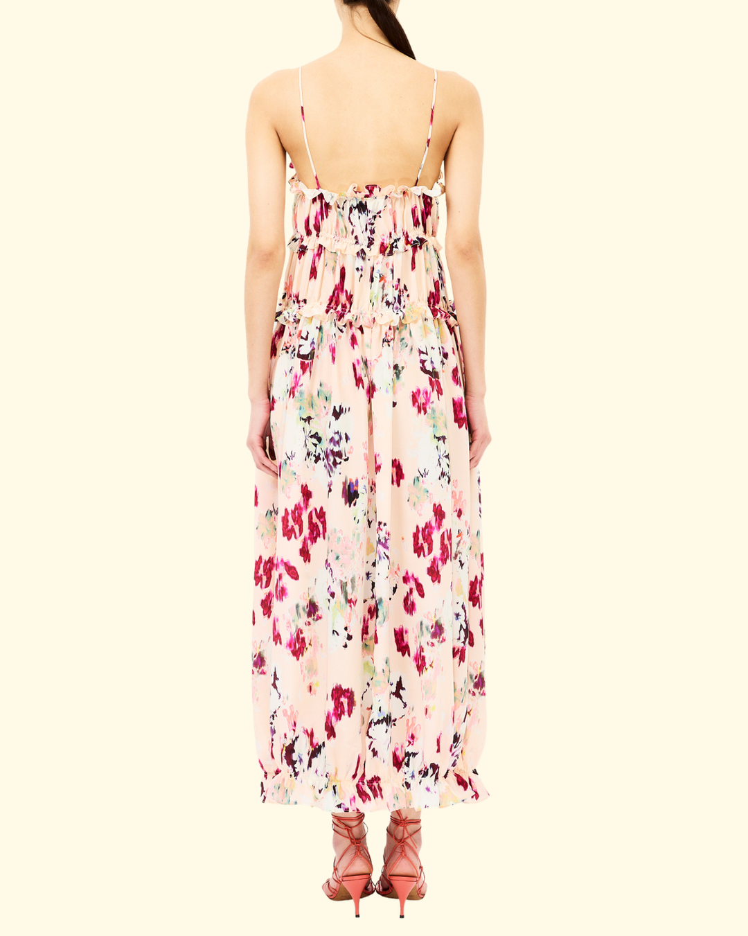 Clove Cami Silk Dress | Summer Garden