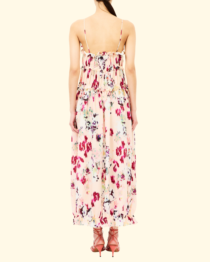 Clove Cami Silk Dress | Summer Garden