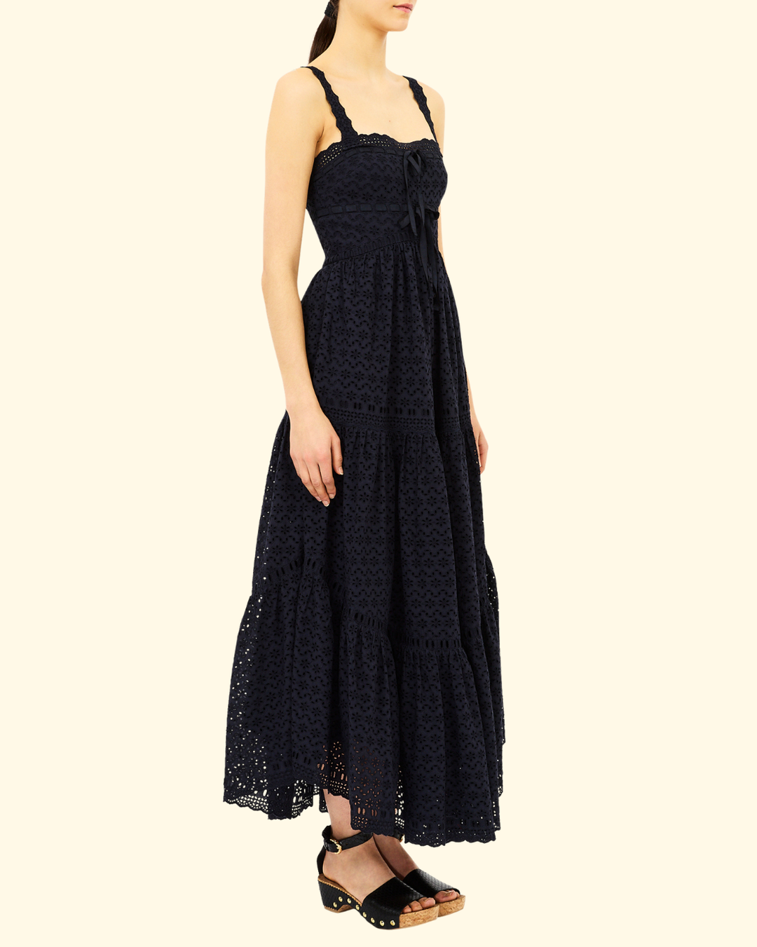 Constance Cami Cotton Dress | Midnight