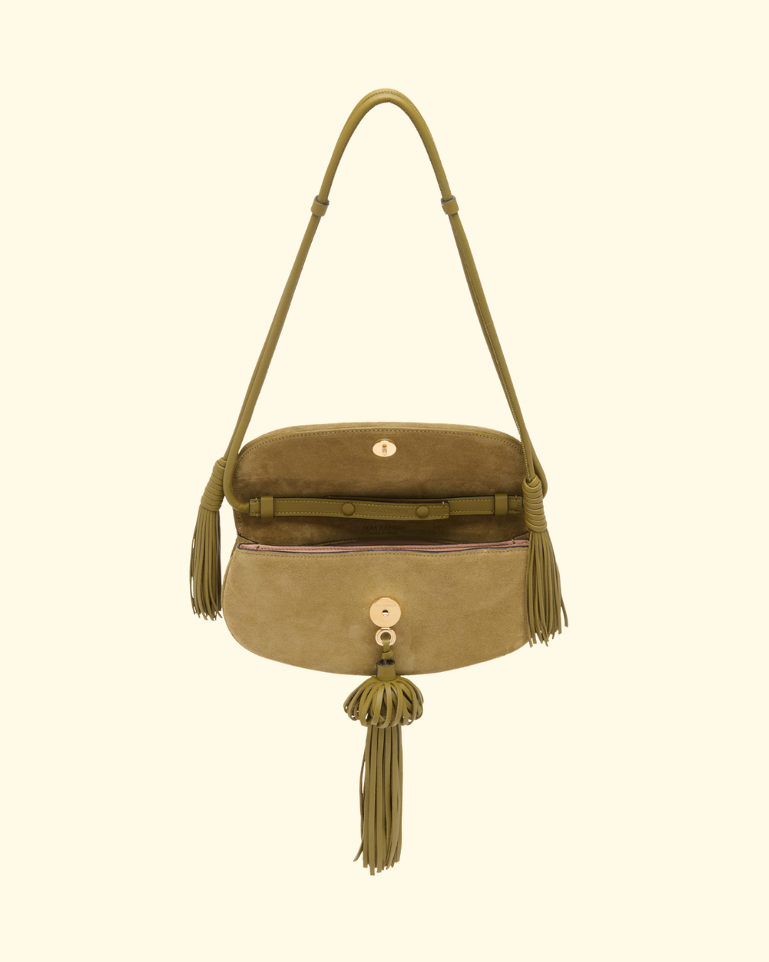 Paloma Flap Tassel Bag | Olive