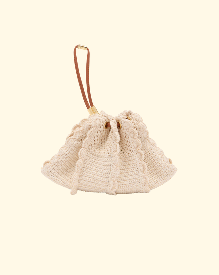 Adria Small Crochet Crossbody | Cowrie