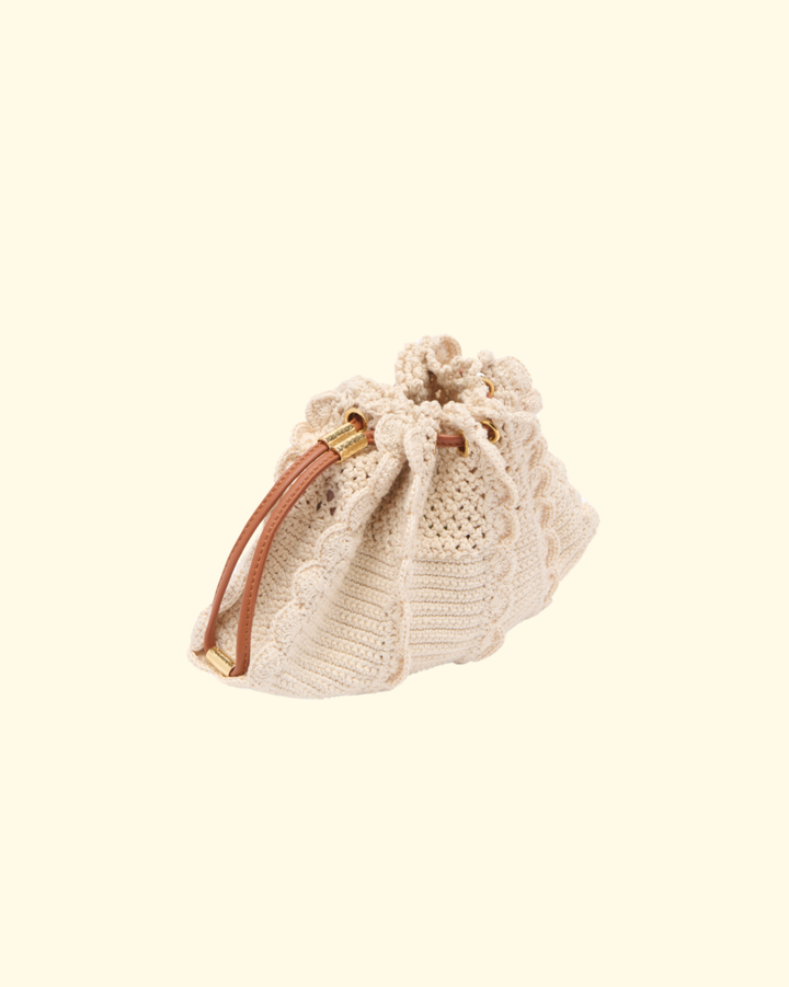 Adria Small Crochet Crossbody | Cowrie
