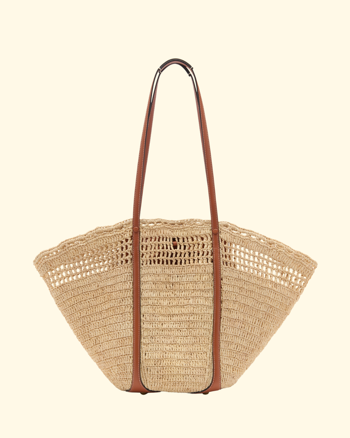 Marina Raffia Tote | Natural