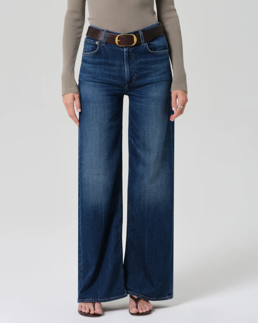 Lyra Long Wide Leg Jean | Elm