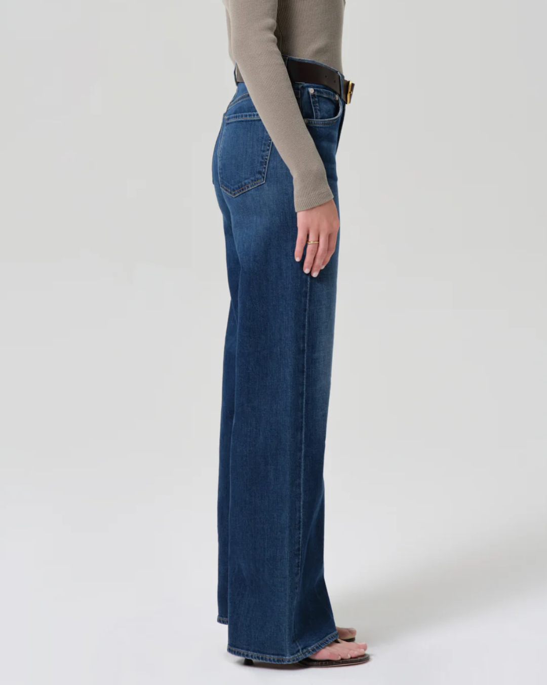 Lyra Long Wide Leg Jean | Elm