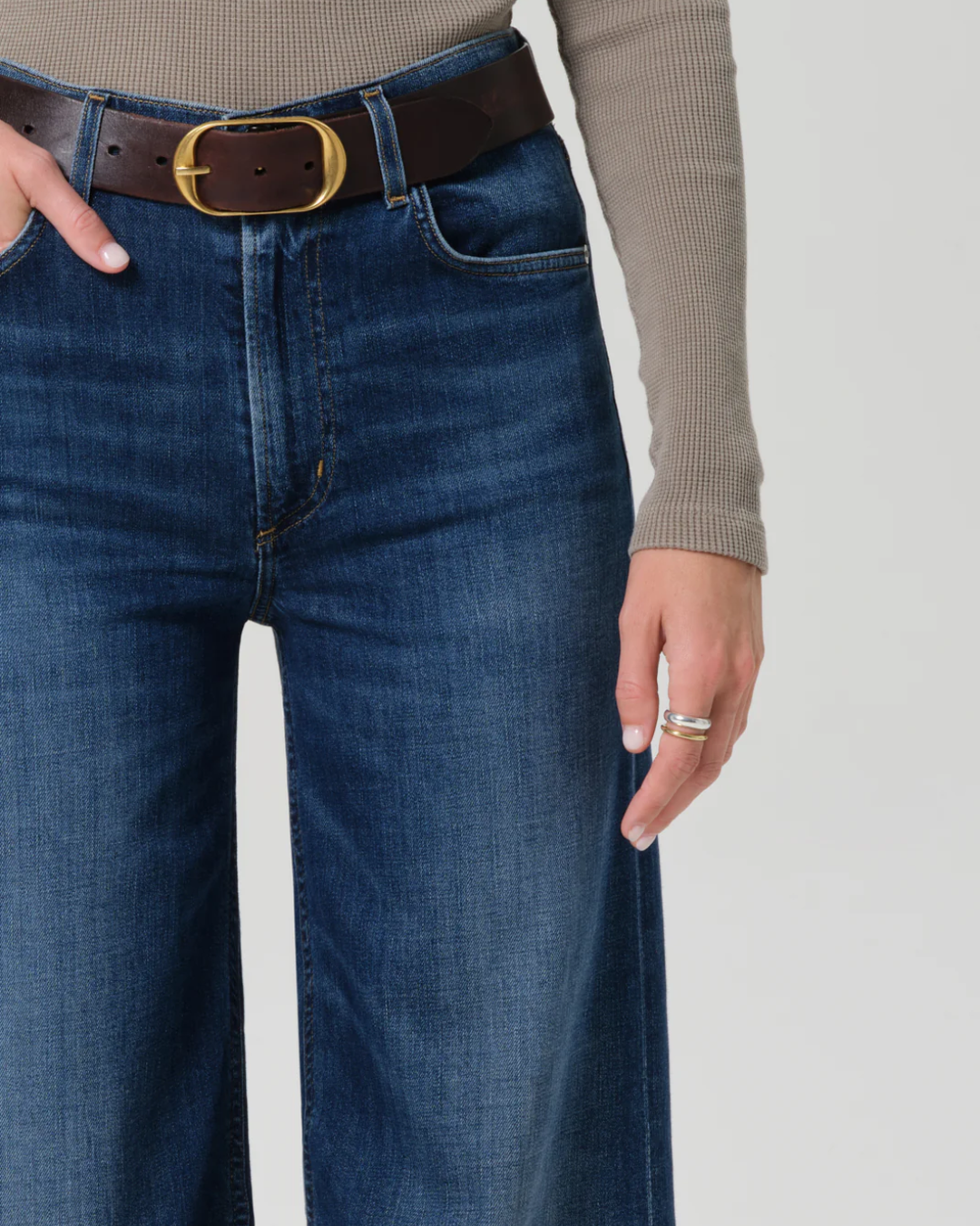 Lyra Long Wide Leg Jean | Elm