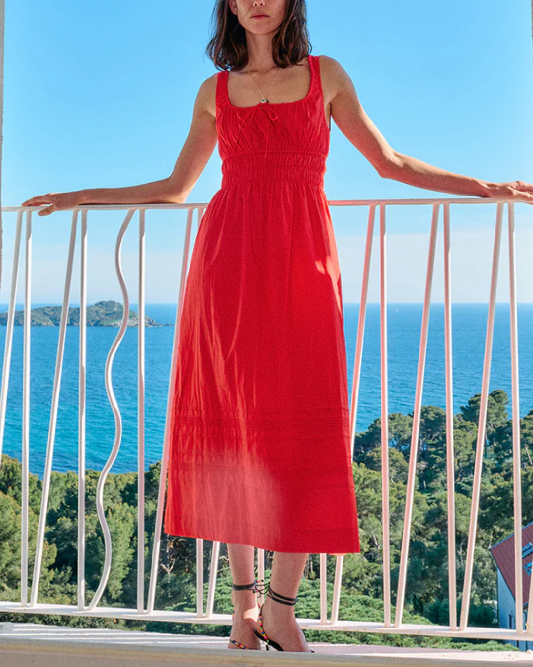 Iris Dress | Red