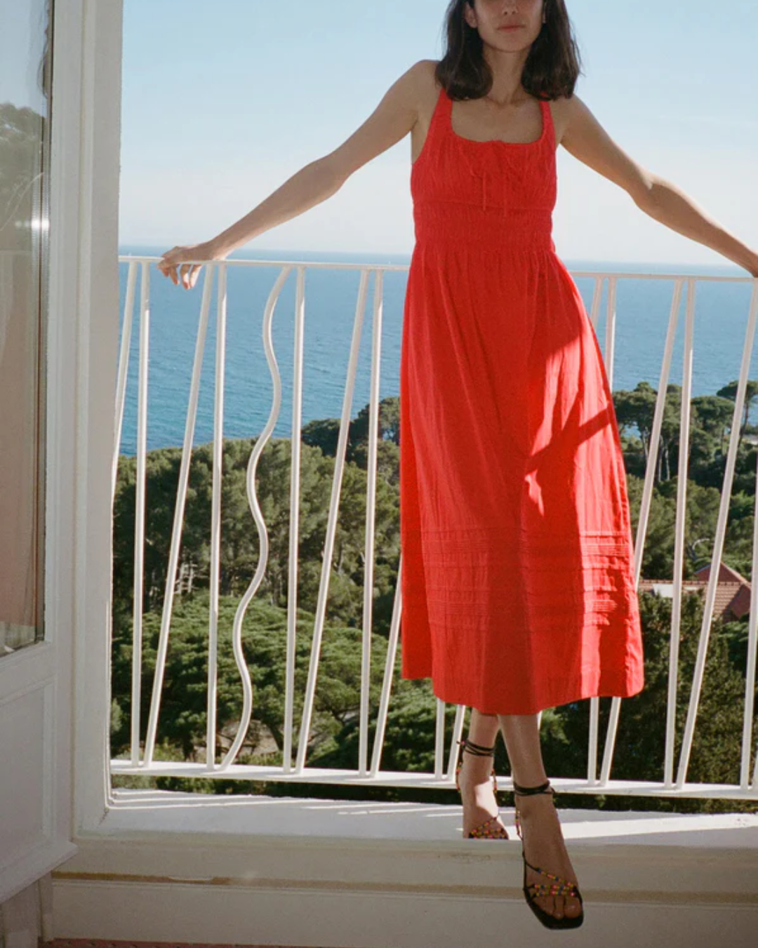 Iris Dress | Red