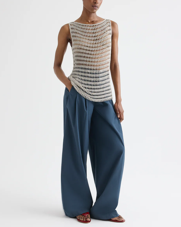 Cleo Sleeveless Tank | Sandshell
